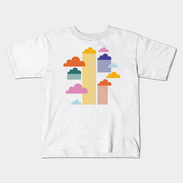 It's rainy Kids T-Shirt by sugarcloudlb-studio